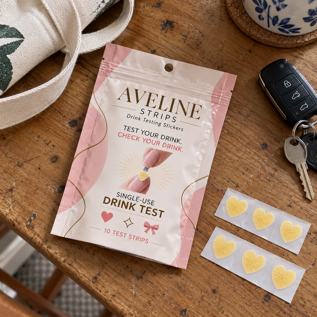 Aveline™ Drink Testing Stickers